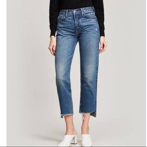 Grlfrnd Denim Helena Ankle Straight Leg Jeans, 26